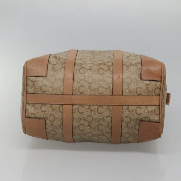CELINE C Sulky Boston Bag PVC Beige Auth bs23974 - Picture 6 of 16